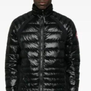 CANADA GOOSE HYBRIDGE LITE BLACK DOWN JACKET SZ L